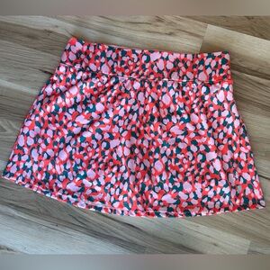 Prince Athletic Pink Skort sz L Tennis Sport Blazing Cherry Leopard Animal Print